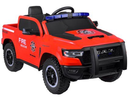 Dětské elektrické auto HASIČSKÝ PICKUP s majáky