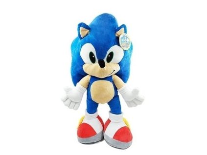 Plyšová figurka Sonic Prime 70 cm modrá