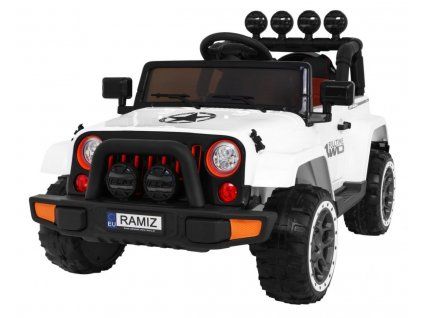 Elektrické terénní autíčko Full Time 4WD bílé